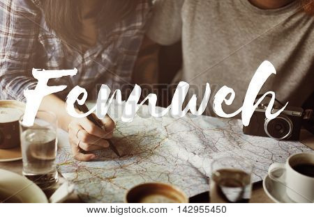 Fernweh Adventure Journey Lifestyle Resting Concept