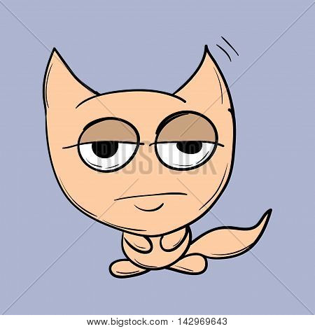 Funny Cats. Suitable For Childrens Stories And Fairy Tales. Vector