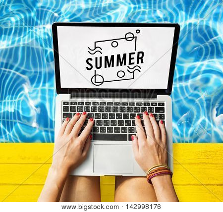 Summer Vacation Fun Concept