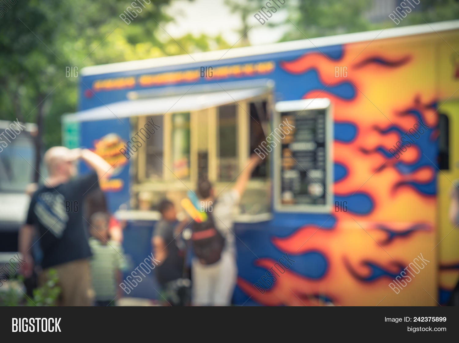 Vintage Blurred Food Image Photo Free Trial Bigstock