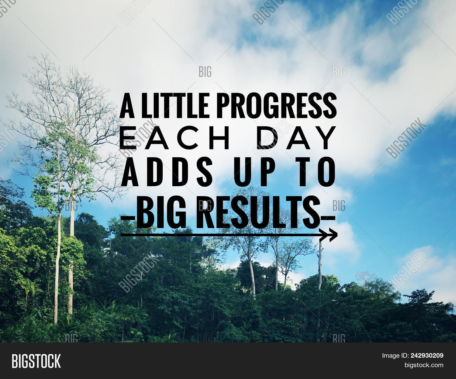 A Little Progress Each Day Quotes Motivational Image & Photo (Free Trial) | Bigstock
