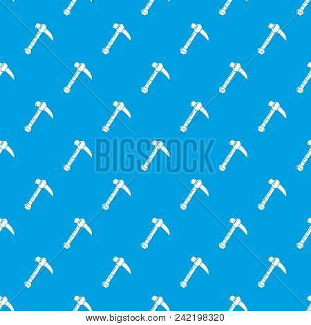 Ax Pattern Vector Seamless Blue Repeat For Any Use