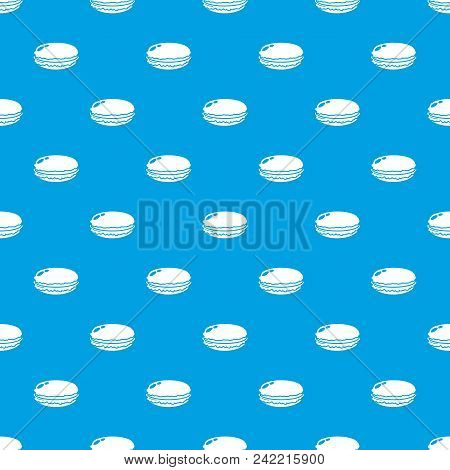 Macaroons Pattern Vector Seamless Blue Repeat For Any Use