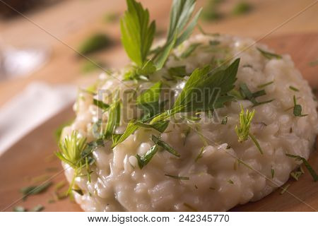Risotto With Bud Spruce