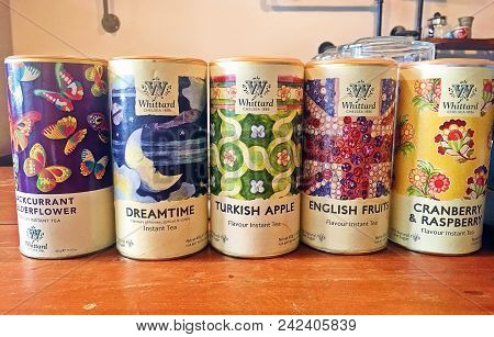 Colorful Whittard Cans Of Tea
