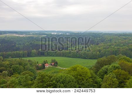 Fortress Konigstein. Mountain fortress in Saxon Switzerland. Germany.