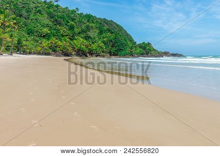 View Of Itacarezinho Beach In Bahia Brazil