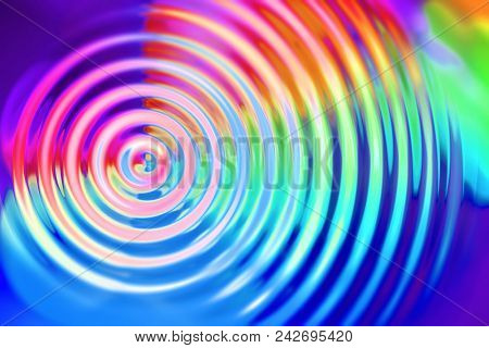 Vibrate, expand, grow, spread, or ripple abstract