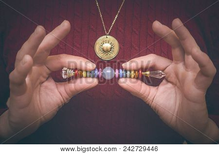 Scepter Of The Seven Chakras For Healing Meditation.