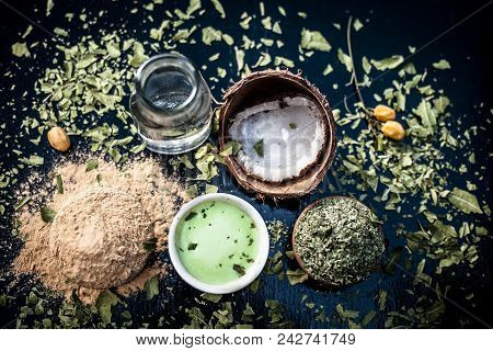 Neem Ubtan Or Face Pack Or Facial With Entire Ingredients I.e. Coconut Water, Powder Of Neem Leaves,