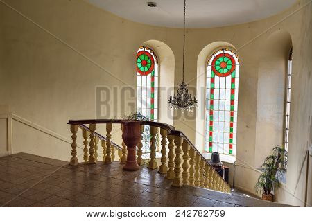 Tabriz, East Azerbaijan Province, Iran - March 15, 2018: Interior Of Municipality Museum In Saat Tow