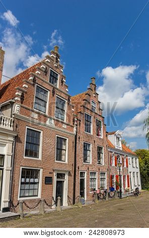 Old Houses At The Cheese Market Sqaure In Edam, Holland
