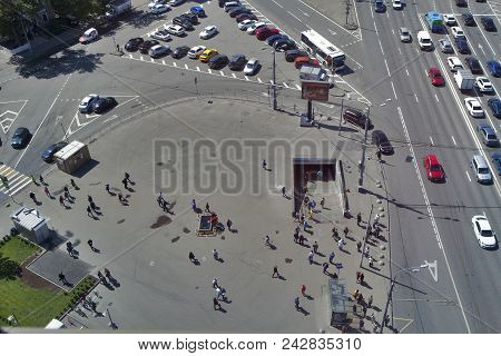View From The Skyscraper To The Area Of Ilyicha Square
