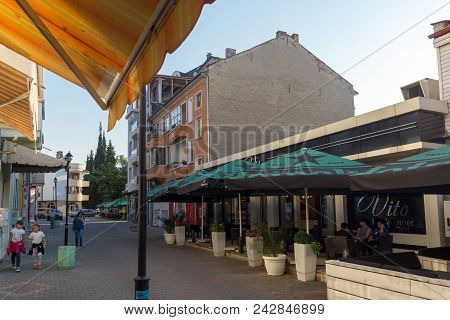 Asenovgrad, Bulgaria - October 1, 2016: Center Of Town Of Asenovgrad,  Plovdiv Region, Bulgaria