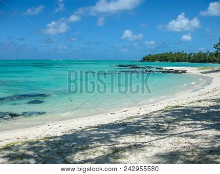 The Spectacular And Idyllic White Beach Of Deer Island Near Bellemare, Located On The East Coast Of 