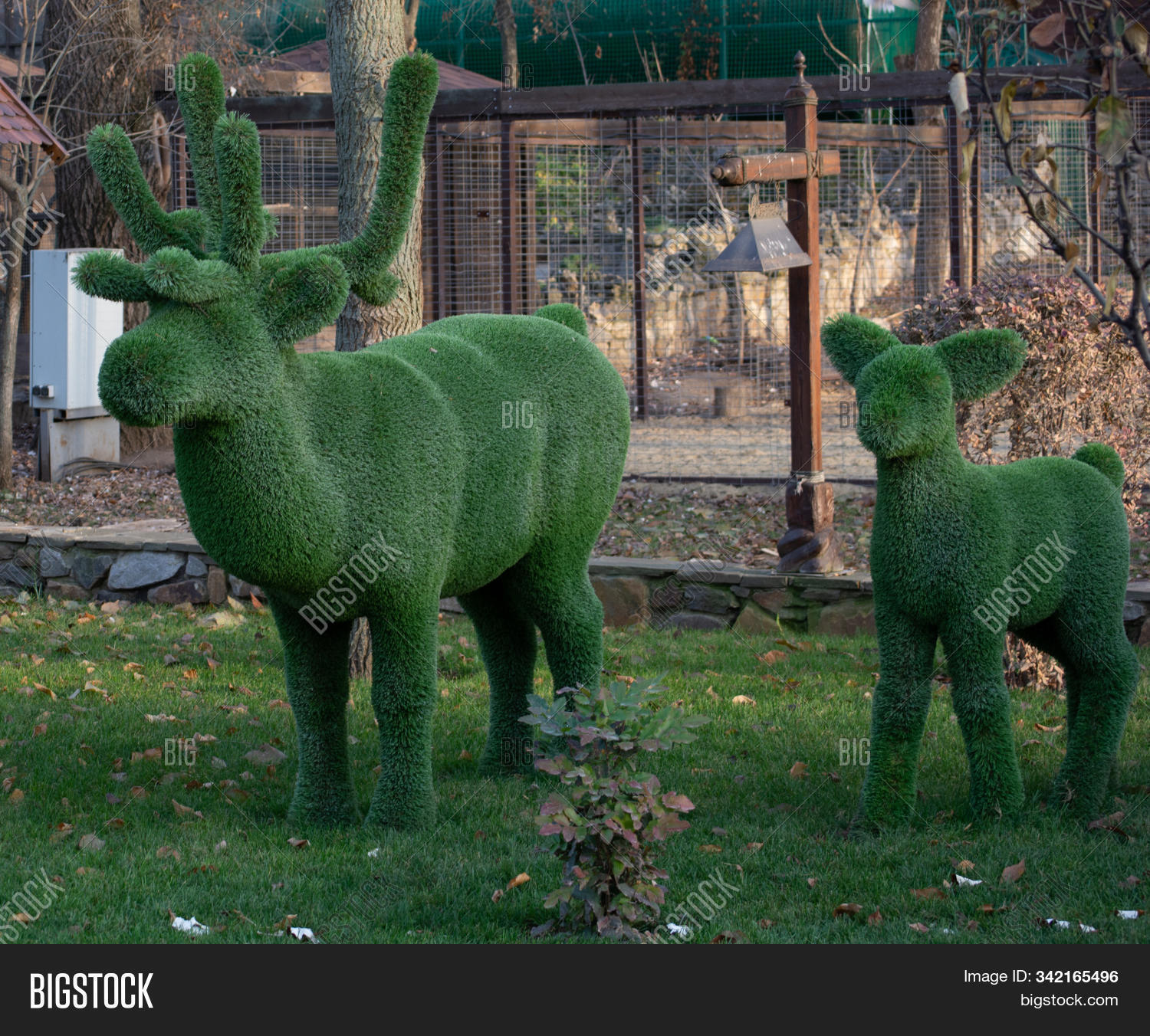 Topiary Sculpture Deer Image & Photo (Free Trial) Bigstock