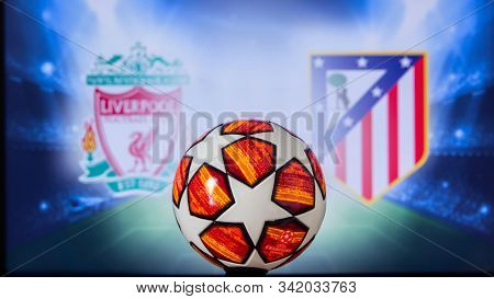 Uefa Champions League 2020, Round Of 16 Ucl Football, Knockout Stage, Playoff, Official Adidas Socce