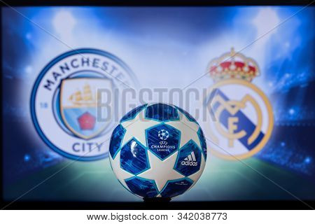 Uefa Champions League 2020, Round Of 16 Ucl Football, Knockout Stage, Playoff, Official Adidas Socce