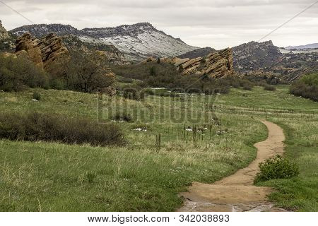 Beautiful Colorado Landscape In South Valley Park.