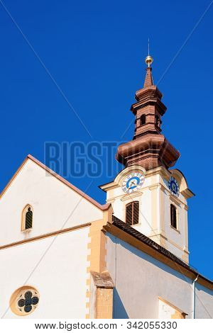 Square With Saint James Catholic Church In Town Leibnitz Austria