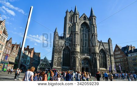 Old Downtown Of Ghent, Belgium