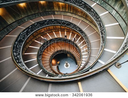 Bramante Staircase In Vatican Museums