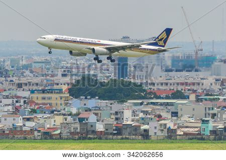 Aircraft At Tan Son Nhat Airport, Vietnam