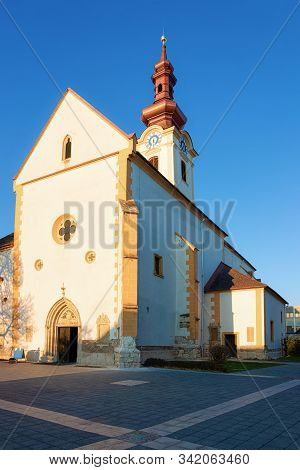 Square With Saint James Catholic Church At Town Leibnitz Austria