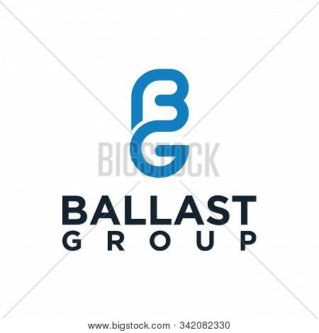 Initial Bg Logo Design Template Unique Simple
