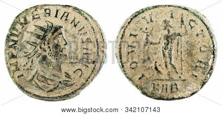 Antoninianus. Ancient Roman Copper Coin Of Emperor Numerian.