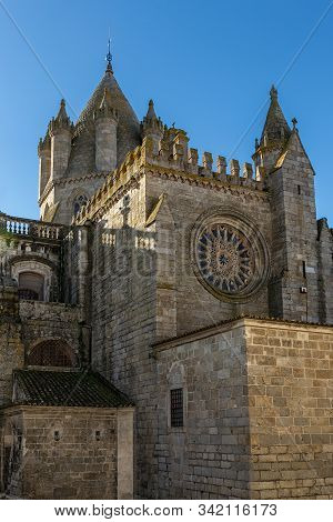 The Cathedral Of Evora Is The Largest In Portugal.
