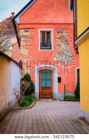 Old House In Celje Old Town In Slovenia