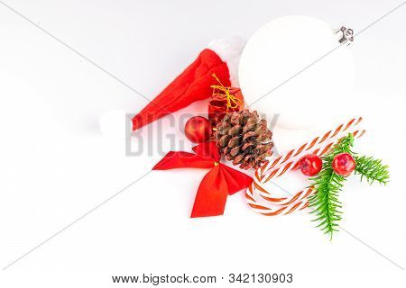 Christmas Background. Happy New Years Day. Xmas Pattern Decorati