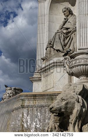 The Fountain Of Saint-sulpice In The City Of Paris