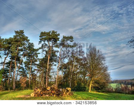 hiking near reken in the german muensterland