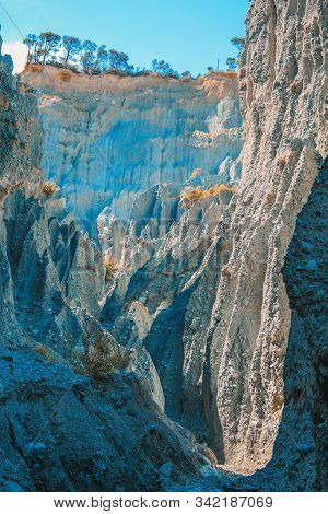 Putangirua Pinnacles In Wairarapa, North Island, New Zealand