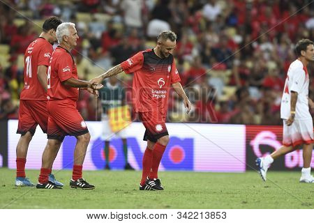Rio, Brazil - December 28, 2019: Rafinha Player During A Soccer Game Of The All-stars Game In The Ma