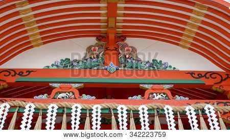 The Inner Haiden At Fushimi Inari Shrine In Kyoto