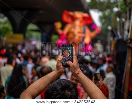 Thousands Of Devotees Bid Adieu To Lord Ganesha In Mumbai During Ganesh Visarjan Which Marks The End