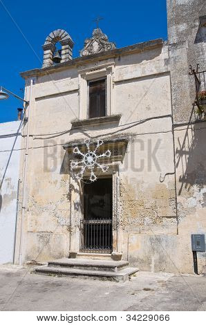 Church of Spirito Santo. Martano. Puglia. Italy.