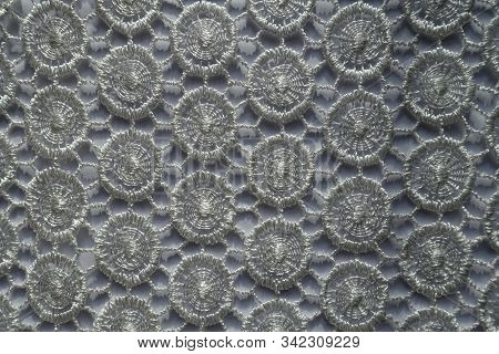 White Lace With Circular Pattern From Above
