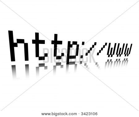 Internet Web-Adresse Http Www Text schön Init