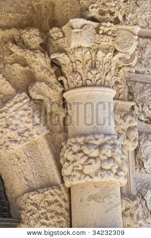 Della Marra palace. Barletta. Puglia. Italien.