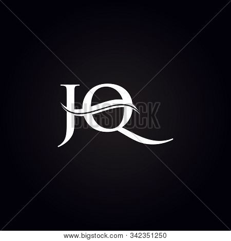 Jq Letter Type Logo Design Vector Template. Abstract Letter Jq Logo Design