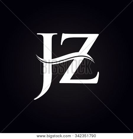 Jz Letter Type Logo Design Vector Template. Abstract Letter Jz Logo Design
