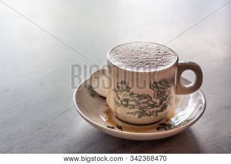 Traditional Chinese Coffee Popular Among Chinese At Kopitiam Or Old Coffee Shop In Malaysia