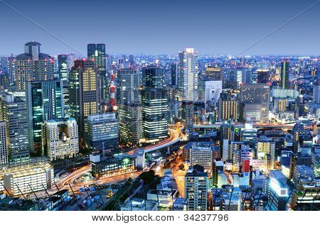 Okres Umeda Downtown Osaka, Japonsko