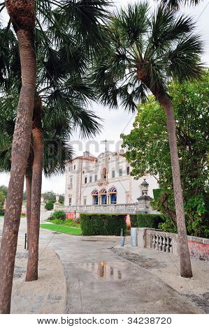 Vista sul giardino Museo Vizcaya Miami