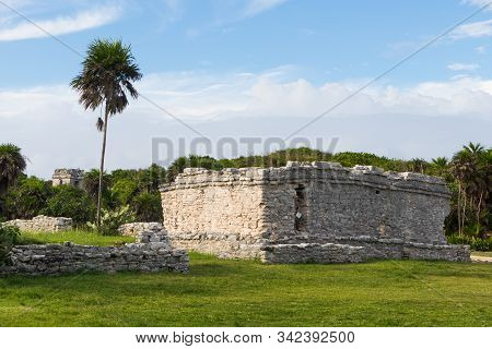 Casa Del Noroeste Mayan Ruins In Tulum, Mexico.