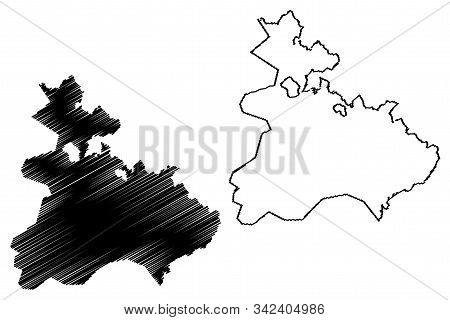 Tavush Province (republic Of Armenia, Administrative Divisions Of Armenia) Map Vector Illustration, 